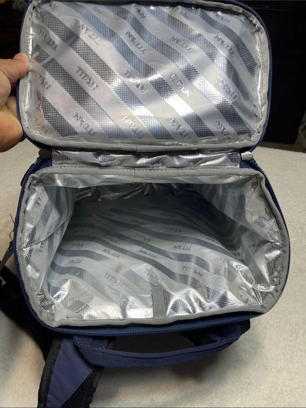 Titan by Artic Zone Navy & Black 26-Can Everyday Backpack